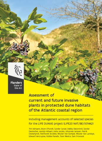 Assessment of current and future invasive plants in protected dune habitats of the Atlantic coastal region